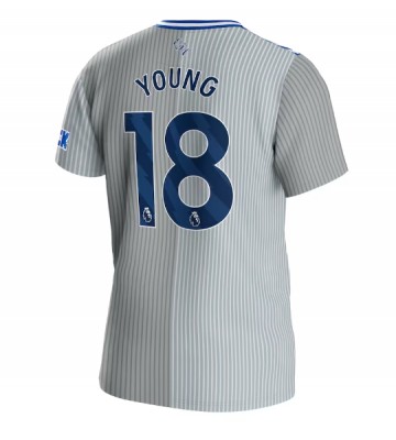 Everton Ashley Young #18 Kolmaspaita 2023-24 Lyhyet Hihat